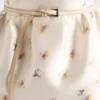 Μακρύ φόρεμα από μετάξι και μαλλί με floral print Μακρύ φόρεμα από μετάξι και μαλλί με floral print