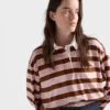 Μακρυμάνικο T-shirt από βαμβάκι Lisle με τύπωμα Bayadere Μακρυμάνικο T-shirt από βαμβάκι Lisle με τύπωμα Bayadere