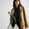 Μεγάλη δερμάτινη τσάντα ώμου Prada Aimae Μεγάλη δερμάτινη τσάντα ώμου Prada Aimae