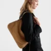 Μεγάλη δερμάτινη τσάντα ώμου Prada Aimae Μεγάλη δερμάτινη τσάντα ώμου Prada Aimae