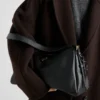 Μεγάλη δερμάτινη τσάντα ώμου Prada Aimae Μεγάλη δερμάτινη τσάντα ώμου Prada Aimae