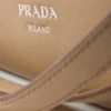 Μεγάλη δερμάτινη τσάντα ώμου Prada Fold Μεγάλη δερμάτινη τσάντα ώμου Prada Fold