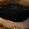 Μεγάλη δερμάτινη τσάντα ώμου Prada Soft με διακοσμητικά στοιχεία Μεγάλη δερμάτινη τσάντα ώμου Prada Soft με διακοσμητικά στοιχεία