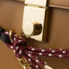 Μεγάλη δερμάτινη τσάντα ώμου Prada Soft με διακοσμητικά στοιχεία Μεγάλη δερμάτινη τσάντα ώμου Prada Soft με διακοσμητικά στοιχεία