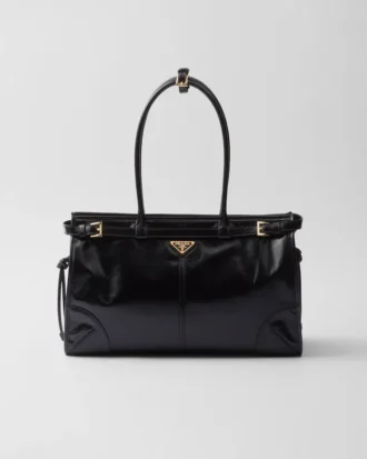 Μεγάλη δερμάτινη τσάντα Prada Bonnie