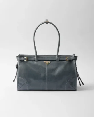 Μεγάλη δερμάτινη τσάντα Prada Bonnie