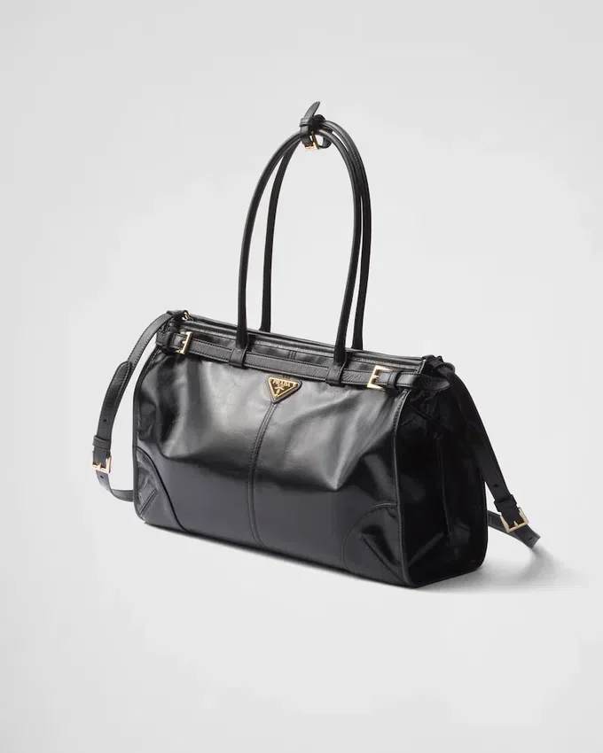 Μεγάλη δερμάτινη τσάντα Prada Bonnie Μεγάλη δερμάτινη τσάντα Prada Bonnie