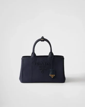 Μεγάλη τσάντα από βαμβακερό καμβά Prada Jardiniare