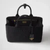 Μεγάλη τσάντα από βαμβακερό καμβά Prada Jardiniare Μεγάλη τσάντα από βαμβακερό καμβά Prada Jardiniare