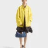 Μεγάλη τσάντα ώμου Prada Aimae από δέρμα Nubuck Μεγάλη τσάντα ώμου Prada Aimae από δέρμα Nubuck