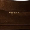 Μεγάλη τσάντα ώμου Prada Etude από σουέτ Μεγάλη τσάντα ώμου Prada Etude από σουέτ