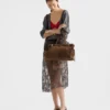 Μεγάλη τσάντα Prada Bonnie από δέρμα Nubuck Μεγάλη τσάντα Prada Bonnie από δέρμα Nubuck