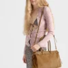 Μεγάλη τσάντα Prada Bonnie από σουέτ Μεγάλη τσάντα Prada Bonnie από σουέτ