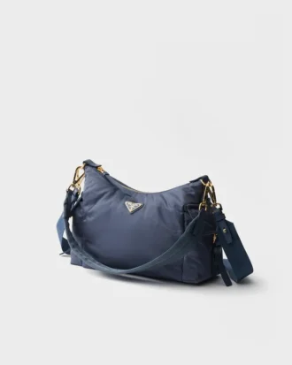Μεγάλη τσάντα Prada Explore από Re-Nylon και δέρμα