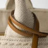 Μεγάλη τσάντα Prada Jardiniare από μείγμα λινού Μεγάλη τσάντα Prada Jardiniare από μείγμα λινού