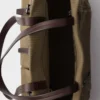 Μεγάλη τσάντα tote Prada Route από καμβά και δέρμα