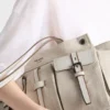 Μεγάλη τσάντα tote Prada Route από καμβά και δέρμα Μεγάλη τσάντα tote Prada Route από καμβά και δέρμα