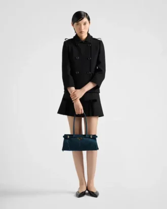 Μεσαίου μεγέθους δερμάτινη τσάντα Prada Bonnie