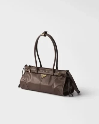 Μεσαίου μεγέθους δερμάτινη τσάντα Prada Bonnie