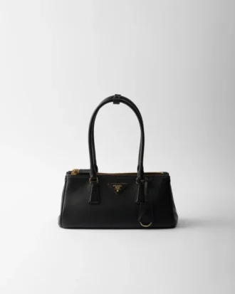 Μεσαίου μεγέθους δερμάτινη τσάντα Prada Galleria