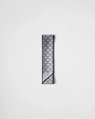 Μεταξωτή γραβάτα Jacquard