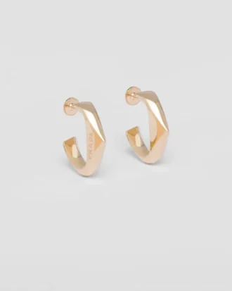 Μικρά σκουλαρίκια Eternal Gold σε κίτρινο χρυσό
