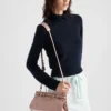 Μικρή δερμάτινη τσάντα ώμου Prada Bonnie Μικρή δερμάτινη τσάντα ώμου Prada Bonnie
