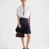 Μικρή δερμάτινη τσάντα ώμου Prada Bonnie Μικρή δερμάτινη τσάντα ώμου Prada Bonnie
