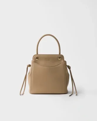 Μικρή δερμάτινη τσάντα Prada Carry