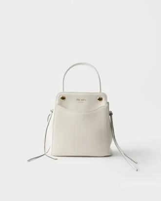 Μικρή δερμάτινη τσάντα Prada Carry