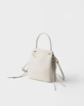 Μικρή δερμάτινη τσάντα Prada Carry