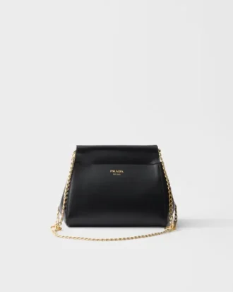 Μικρή δερμάτινη τσάντα Prada EnchaîNa