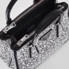 Μικρή σατινέ τσάντα Prada Galleria με κρύσταλλα Μικρή σατινέ τσάντα Prada Galleria με κρύσταλλα