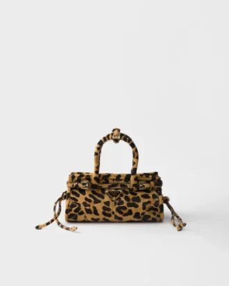 Μικρή τσάντα Prada Bonnie από τυπωμένο δέρμα
