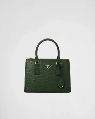 Μικρή τσάντα Prada Galleria από δέρμα κροκοδείλου Μικρή τσάντα Prada Galleria από δέρμα κροκοδείλου