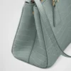 Μικρή τσάντα Prada Galleria από δέρμα κροκοδείλου