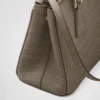 Μικρή τσάντα Prada Galleria από δέρμα κροκοδείλου