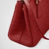 Μικρή τσάντα Prada Galleria από δέρμα κροκοδείλου