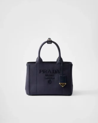 Μικρή τσάντα Prada Jardiniare από βαμβακερό καμβά