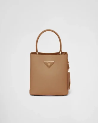 Μικρή τσάντα Prada Panier από δέρμα Saffiano Μικρή τσάντα Prada Panier από δέρμα Saffiano