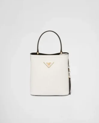 Μικρή τσάντα Prada Panier από δέρμα Saffiano Μικρή τσάντα Prada Panier από δέρμα Saffiano