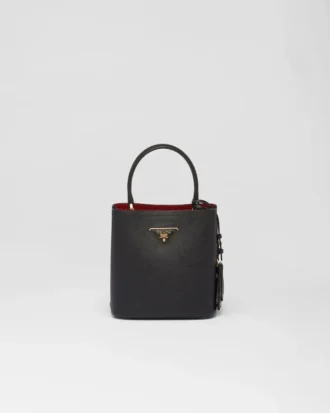 Μικρή τσάντα Prada Panier από δέρμα Saffiano Μικρή τσάντα Prada Panier από δέρμα Saffiano