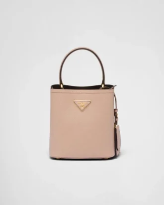 Μικρή τσάντα Prada Panier από δέρμα Saffiano Μικρή τσάντα Prada Panier από δέρμα Saffiano