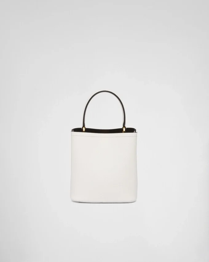 Μικρή τσάντα Prada Panier από δέρμα Saffiano Μικρή τσάντα Prada Panier από δέρμα Saffiano