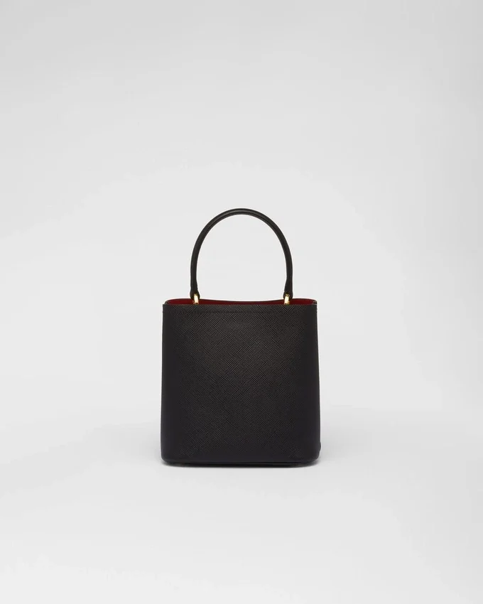 Μικρή τσάντα Prada Panier από δέρμα Saffiano Μικρή τσάντα Prada Panier από δέρμα Saffiano