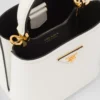 Μικρή τσάντα Prada Panier από δέρμα Saffiano Μικρή τσάντα Prada Panier από δέρμα Saffiano