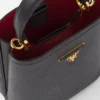 Μικρή τσάντα Prada Panier από δέρμα Saffiano Μικρή τσάντα Prada Panier από δέρμα Saffiano