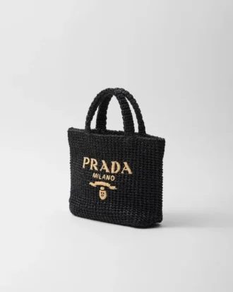 Μικρή τσάντα tote με πλέξη