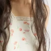 Μίνι φόρεμα από λινό με floral print Μίνι φόρεμα από λινό με floral print