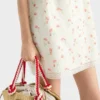 Μίνι φόρεμα από λινό με floral print Μίνι φόρεμα από λινό με floral print